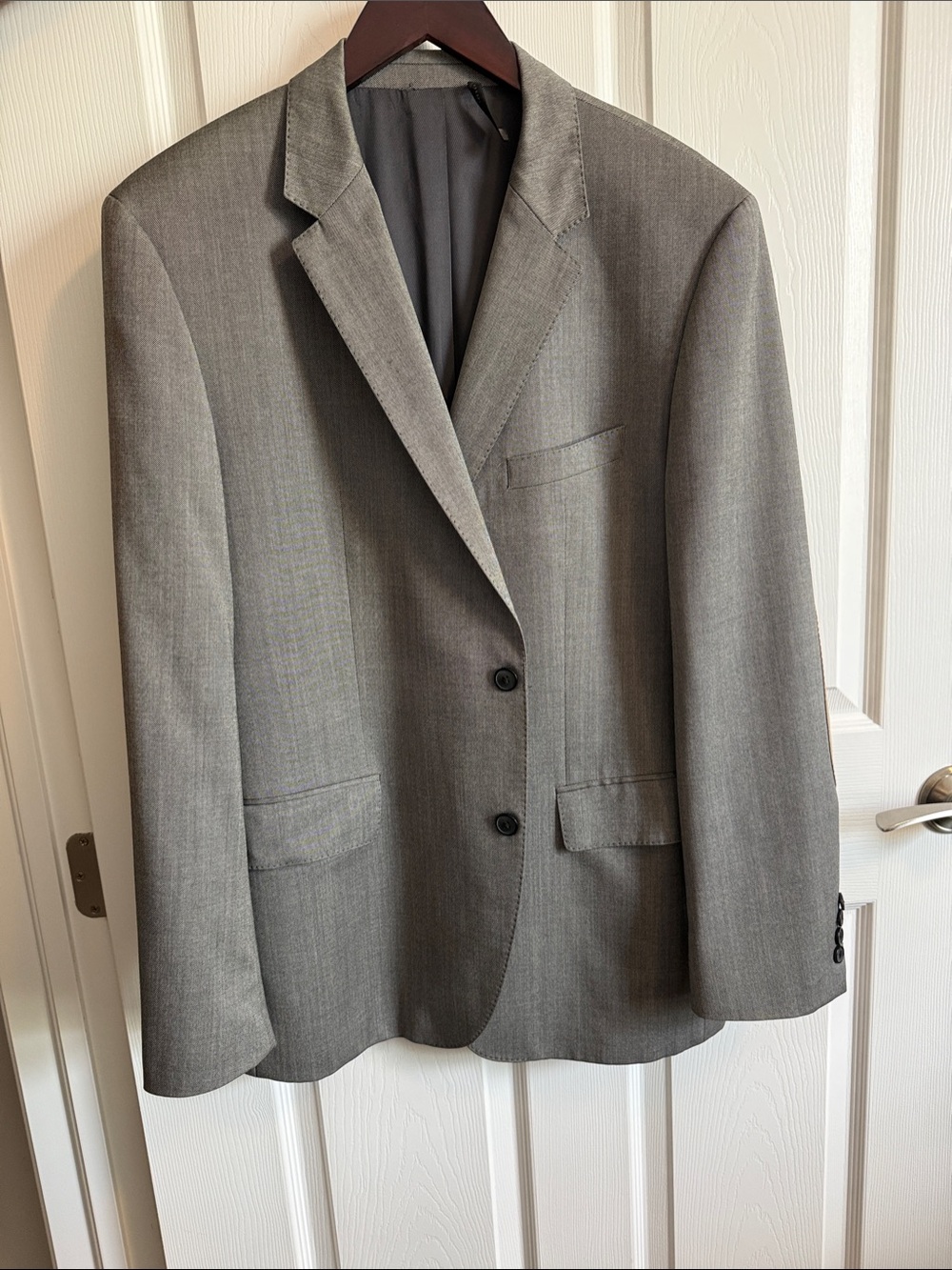 Hugo Boss Gray Two-Button Sport Coat